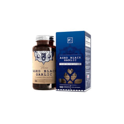 FS Garlic Capsules | 180 Odourless Garlic Capsules - 10,000mg Aged Garlic Extract per Serving | Aged Black Garlic