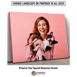 Specialists In Custom Canvas Prints With Your Photos (20"" x 30"") Personalized Photos Prints - Specialists In Order Photo Prints Portraits - Premium