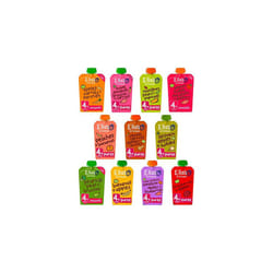 Organic Stage 1 Mixed Variety Pack Weaning 4 Months Baby Food Pack of 11 x 120g Pouches