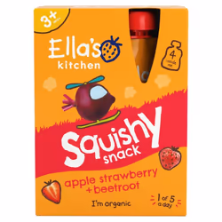 Squishy Snack Apple Strawberry + Beetroot 3+ Years 4 x 100g