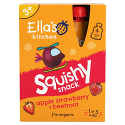 Squishy Snack Apple Strawberry + Beetroot 3+ Years 4 x 100g