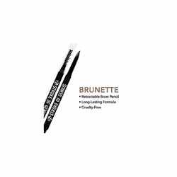Stroke Of Genius Eyebrow Pencil - Dual Ended Mechanical Brow Pencil With Spoolie Brush - Professional Brow Makeup (Brunette)