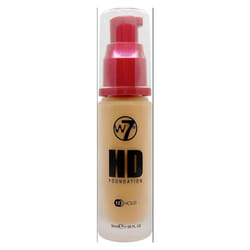W7 HD Foundation Liquid Foundation for Pore less Matte Golden