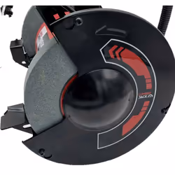 Lumberjack 8" Professional Bench Top Bench Grinder with LED Light