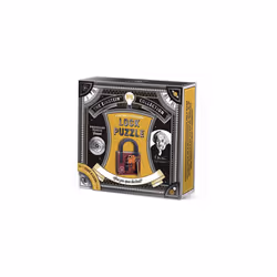 The Einstein Collection Lock Puzzle - Tricky padlock brain game - 3D Brain Teaser Puzzles by Professor Puzzle.