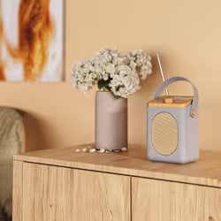Majority Little Shelford Dab Radio - Grey Portable Analog & digital