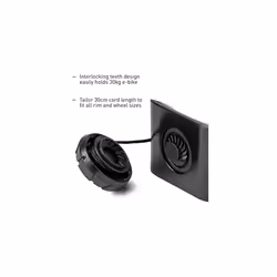 CLUG PRO Bike Storage Wall Mount | Secured by FIDLOCK Strap| Bike Rack Wall Mount | Bike Stand Wall | Bike Wall Mounts | Bike Rack Wall | Bike Rack