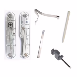Victorinox 91mm Swiss Army Knife Spares - Tweezers Toothpick Screwdriver Handles - Silvertech