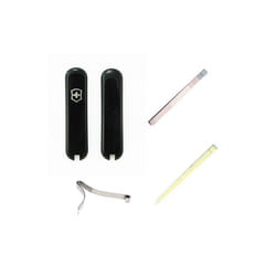 Victorinox 58mm Swiss Army Knife Spares - Tweezers Toothpick Spring Handles - Black