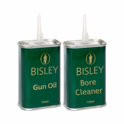 Bisley Gun Oil & Bore Cleaner twin pack - 2x125ml tins - clean and maintain guns