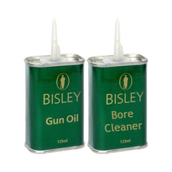 Bisley Gun Oil & Bore Cleaner twin pack - 2x125ml tins - clean and maintain guns