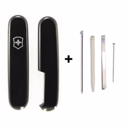 Genuine Victorinox 91mm Scales Plus Handle Kit With Spares Tweezer Toothpick Pin