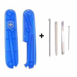 Genuine Victorinox 91mm Scales Plus Handle Kit With Spares Tweezer Toothpick Pin