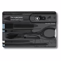 Genuine Victorinox Swiss Card - various colours - Multi Function Swisscard Tool - black