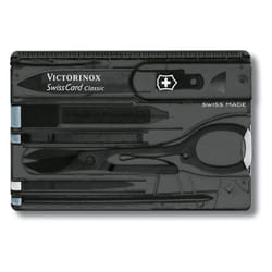 Genuine Victorinox Swiss Card - various colours - Multi Function Swisscard Tool - black