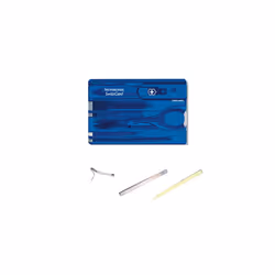 Victorinox Swiss Card and spares - Multi Function Swisscard Tool various colours - blue