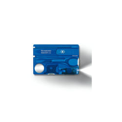 Victorinox Swiss Card Lite - 13 functions swisscard tool with white LED light - blue