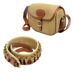 Guardian Heritage Cartridge bag and belt kit - various gauges and materials - 12G, heritage canvas