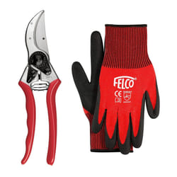 Felco Model 2 Secateurs with Gloves - Pruning shears work gloves - Genuine Felco - Large