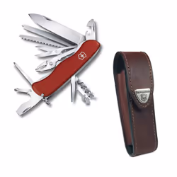 Victorinox WORKCHAMP Swiss army knife - 111mm linear lock blade - with holster