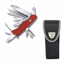 Victorinox WORKCHAMP Swiss army knife - 111mm linear lock blade - with holster