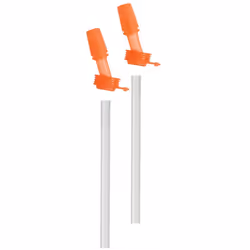 Camelbak Eddy+ Kids Bottle replacement Bite Valves + 12mm straws - 2 pack - orange