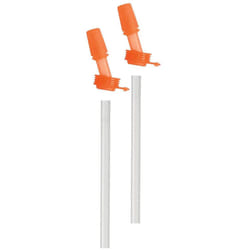 Camelbak Eddy+ Kids Bottle replacement Bite Valves + 12mm straws - 2 pack - orange