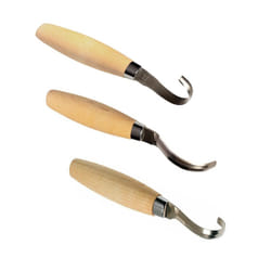 Mora 162 163 164 wood spoon bowl carving hook set - Stainless steel - Right handed
