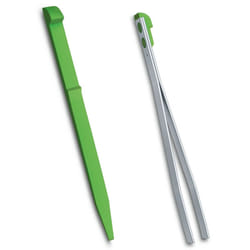 Victorinox Colour toothpick + tweezers spares for SMALL 58mm swiss army knife - green