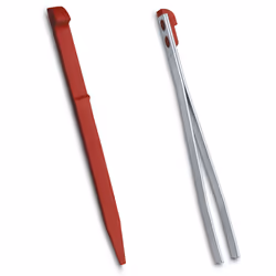 Victorinox Colour toothpick + tweezers spares for SMALL 58mm swiss army knife - red
