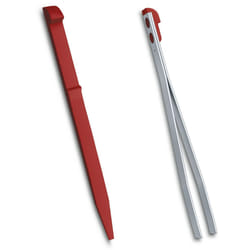 Victorinox Colour toothpick + tweezers spares for SMALL 58mm swiss army knife - red