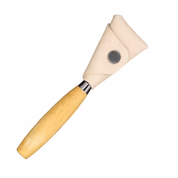 Mora 162S Stainless Steel Double Edge spoon bowl carving tool with Mora sheath