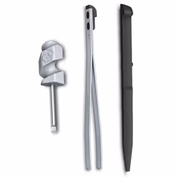 Victorinox Mini screwdriver toothpick tweezers spares for 91mm swiss army knife - black
