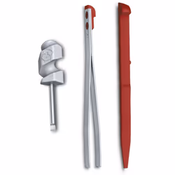 Victorinox Mini screwdriver toothpick tweezers spares for 91mm swiss army knife - red