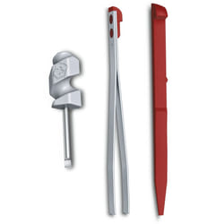 Victorinox Mini screwdriver toothpick tweezers spares for 91mm swiss army knife - red