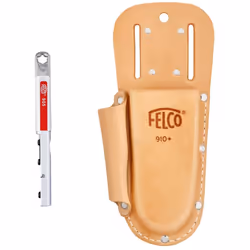 Felco F910+ leather holster and Felco F905 sharpening tool for secateurs