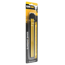 ) Barnett catapult elastic - Slingshot Power Band - Black Widow - Cobra - Diablo - yellow (triple pack