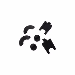 Umpire Solid Rubber Bowling Measuring Wedges 2 Round 2.8 cm 2 Semi Circle 6cm Plus 2 x 6.5 cm x 2 cm x 4 cm Multi Angle Rubbe ...