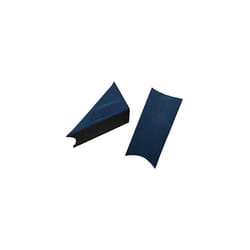 Bowling Black Anti Slip Twin Pack 5.5 cm x 3cm x 3cm Bowls Rubber Umpire Measuring Wedges Triangle Prism Shape With Cut Out Shallow Concave Top