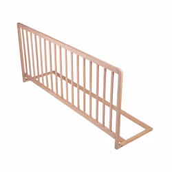 Safetots Wooden Bed Rail - Natural, 140cm L x 60cm H