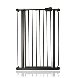 Safetots Extra Tall Pressure Fit Gate - Matt Black, 75cm - 82.6cm