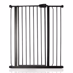 Safetots Extra Tall Pressure Fit Gate - Matt Black, 87.9cm - 95.5cm