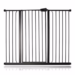 Safetots Extra Tall Pressure Fit Gate - Matt Black, 126.7cm - 134.3cm