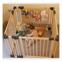 Safetots Wooden Play Den - 100cm x 100cm