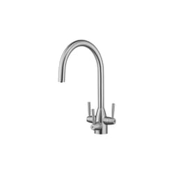 FilterLogic Bali 3 Way Mixer Filter Tap - Brushed Steel + Free Filter System