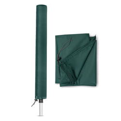 WINSOME Rotary Washing Line Waterproof Cover with Draw String & Zip- Heavy Duty Rotary Clothes Line Cover - Garden Rotary Dryer and Airer Cover - 180
