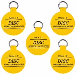 Disc Plate Hangers for Walls - Strong Invisible Plate Holder Self Adhesive Stick On Hooks Picture Hanging Wall Plate Holder - ...