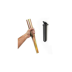 Heavy Duty Rotary Washing Line Spike with Plastic Adapter (32mm and 40mm) Ground Spike for Rotary Washing Line Base Galvanized Garden Spike for Rotary