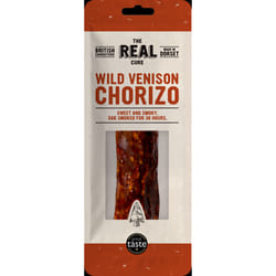 The Real Cure Wild Venison Chorizo - Whole 110G