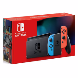 Nintendo Switch Console Neon Red Blue Improved Battery Neon Red Blue HAC-001-01